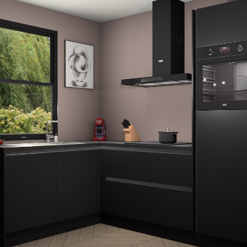 Zwarte greeploze keuken Kinshasa 106453