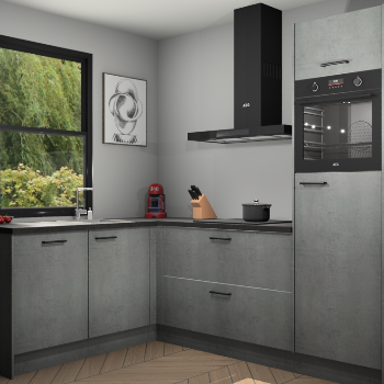 Beton Parelgijs keuken Kinshasa 107365