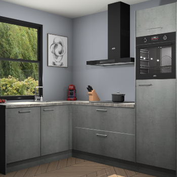 Beton Parelgijs keuken Kinshasa 107416