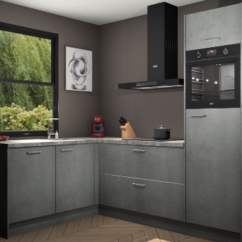 Beton Parelgijs keuken Kinshasa 107417