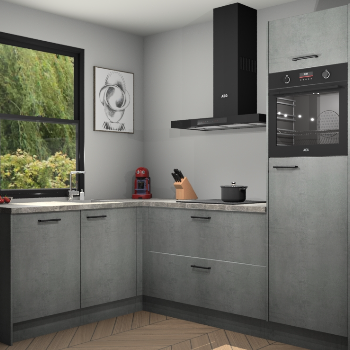 Beton Parelgijs keuken Kinshasa 107419