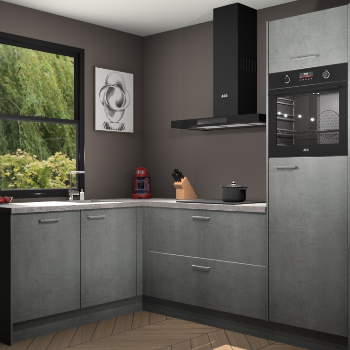 Beton Parelgijs keuken Kinshasa 107423