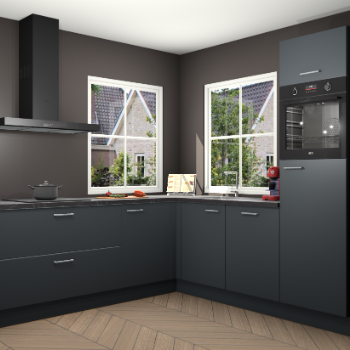 Onyxgrijze keuken Pai 21925