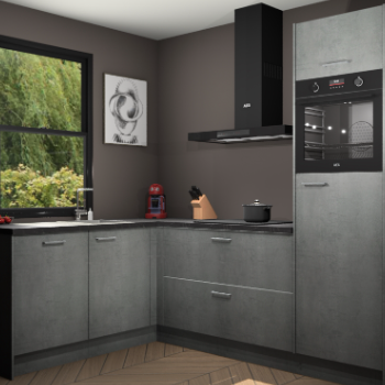 Beton Parelgijs keuken Kinshasa 107429