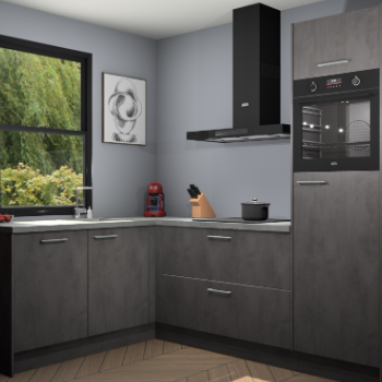 Beton Antraciet keuken Kinshasa 107513