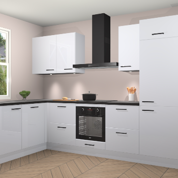 Sneeuwwitte hoogglans keuken Beijing 107945