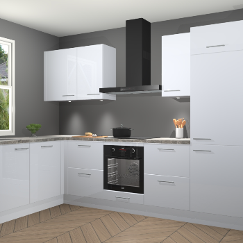 Sneeuwwitte hoogglans keuken Beijing 107949