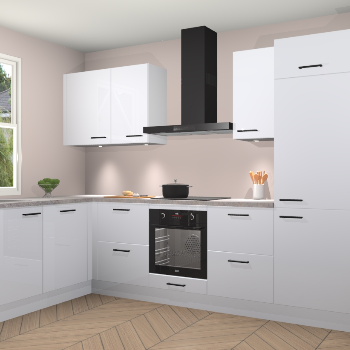 Sneeuwwitte hoogglans keuken Beijing 107959