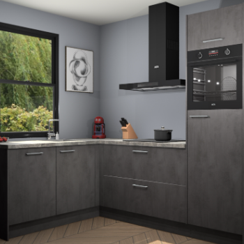 Beton Antraciet keuken Kinshasa 107543