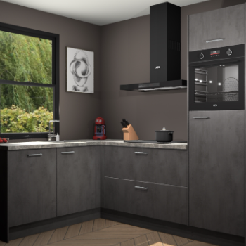 Beton Antraciet keuken Kinshasa 107544