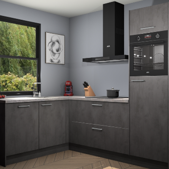 Beton Antraciet keuken Kinshasa 107556