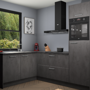 Beton Antraciet keuken Kinshasa 107610