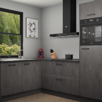 Beton Antraciet keuken Kinshasa 107613