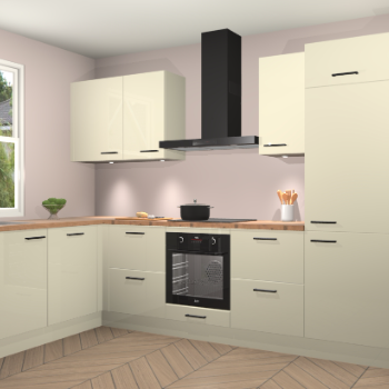 Magnolia hoogglans keuken Beijing 108092