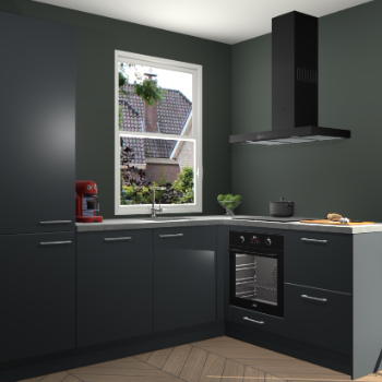 Onyxgrijze keuken Phuket 108325