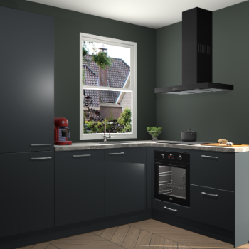 Onyxgrijze keuken Phuket 108337