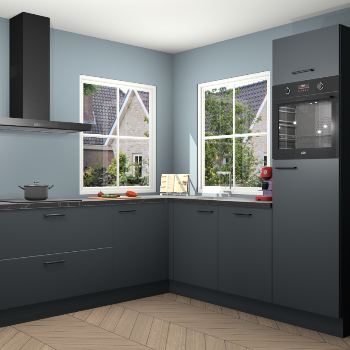 Onyxgrijze keuken Pai 108454