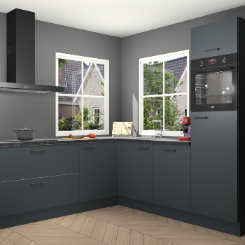 Onyxgrijze keuken Pai 108455