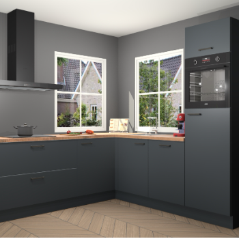 Onyxgrijze keuken Pai 108581