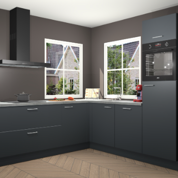 Onyxgrijze keuken Pai 108577