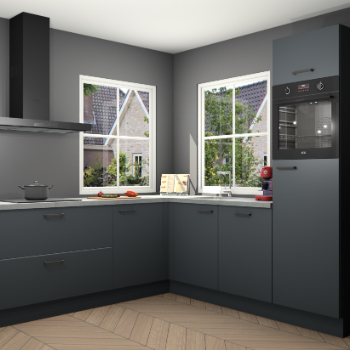 Onyxgrijze keuken Pai 108580