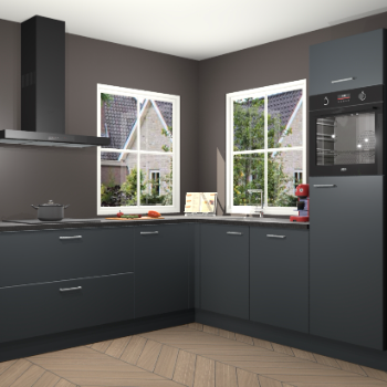 Onyxgrijze keuken Pai 108584