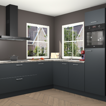 Onyxgrijze keuken Pai 108590