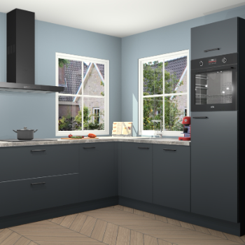 Onyxgrijze keuken Pai 108594