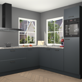 Onyxgrijze keuken Pai 108595