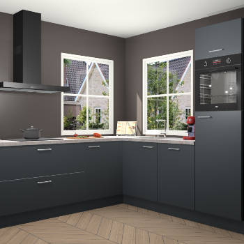 Onyxgrijze keuken Pai 108598