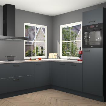 Onyxgrijze keuken Pai 108601