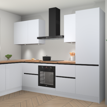 Sneeuwwitte greeploze keuken Beijing 108201