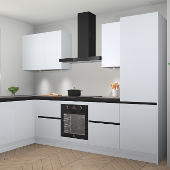 Sneeuwwitte greeploze keuken Beijing 108220