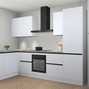 Sneeuwwitte greeploze keuken Beijing 108232