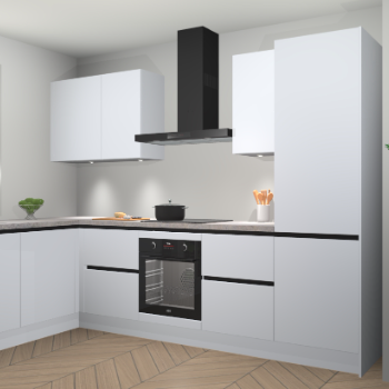 Sneeuwwitte greeploze keuken Beijing 108397