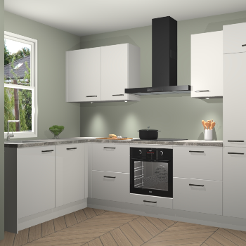 Zijdegrijze keuken Beijing 108804