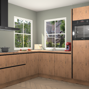 Astoria Eiken greeploze keuken Pai 108620