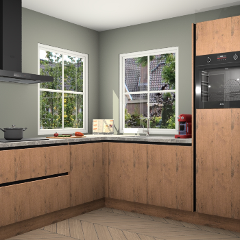 Astoria Eiken greeploze keuken Pai 108668