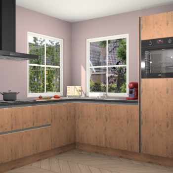 Astoria Eiken greeploze keuken Pai 108677