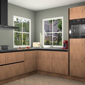 Astoria Eiken greeploze keuken Pai 108680