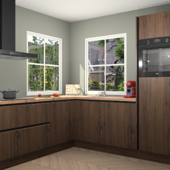 Noten greeploze keuken Pai 108709