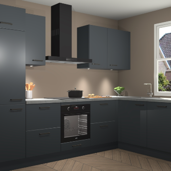 Onyxgrijze keuken Geneve 108870