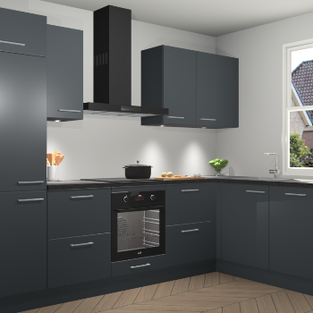 Onyxgrijze keuken Geneve 108872