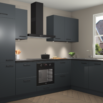 Onyxgrijze keuken Geneve 108875