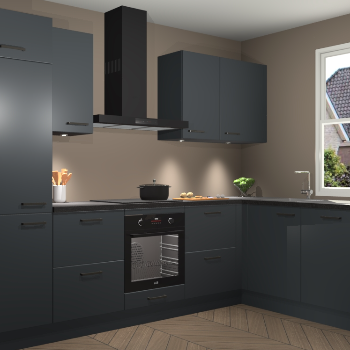 Onyxgrijze keuken Geneve 108876