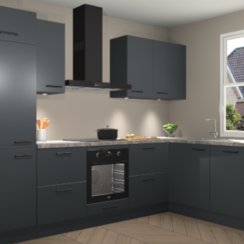 Onyxgrijze keuken Geneve 108887