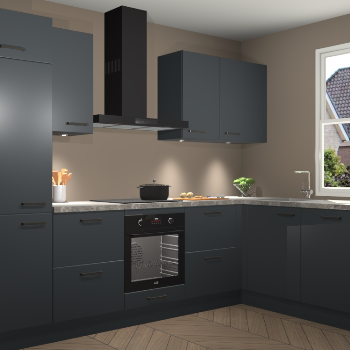 Onyxgrijze keuken Geneve 108888