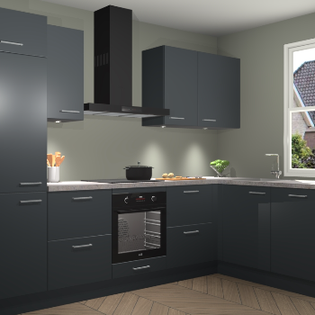 Onyxgrijze keuken Geneve 108898