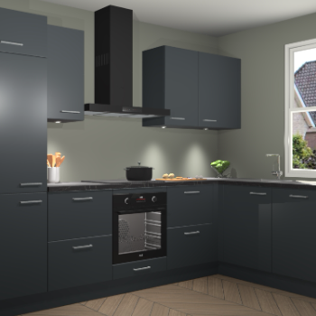 Onyxgrijze keuken Geneve 108911