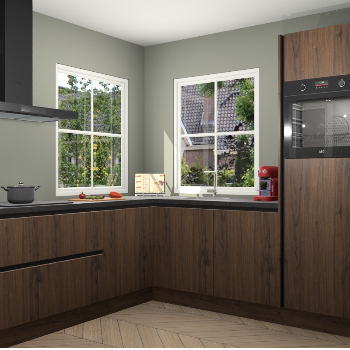 Noten greeploze keuken Pai 108769